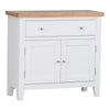 Earlham White Painted & Oak Small Sideboard