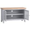 Earlham Grey Painted & Oak Standard TV Unit