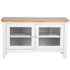 Earlham White Painted & Oak Standard TV Unit