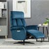 Evoque Swivel Electric Armchair - Ocean Blue