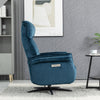 Evoque Swivel Electric Armchair - Ocean Blue