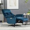 Evoque Swivel Electric Armchair - Ocean Blue