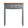 Modena Oak & Grey Painted Dressing Table ONLY