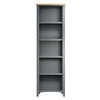 Modena Oak & Grey Bookcase - Large