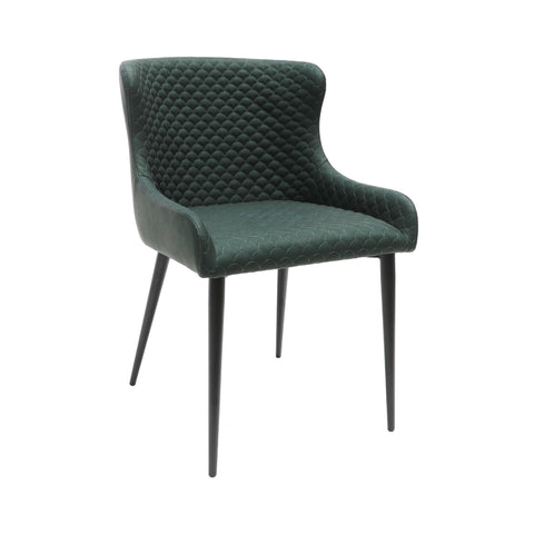 Hereford Dining Chair - Green PU