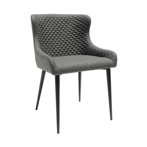 Hereford Dining Chair - Grey PU