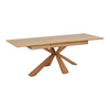 Hereford Oak Dining Table With Wooden Base - 160cm Extending