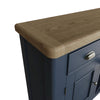 Norfolk Oak & Blue Painted Sideboard - Large