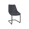 Harlem Industrial Cantilever Dining Chair - Grey