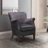 Harlow Vintage Accent Arm Chair - Charcoal Grey