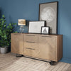 Havana Industrial Oak Sideboard - Large