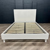 Arezzo Gloss White Bedframe - 5ft Kingsize (Showroom Clearance)