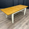 Chester White Painted Oak Dining Table - 1.6m Butterfly Extending