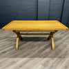 Chunky Oak - Cross Leg 180cm Dining Table