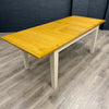 Chester Dove Grey Painted Oak, Dining Table - 1.6m Butterfly Extending