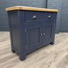 Norfolk Oak & Blue Painted Sideboard - 2 Door, 1 Drawer