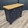 Norfolk Oak & Blue Painted Sideboard - 2 Door, 1 Drawer