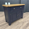 Norfolk Oak & Blue Painted Sideboard - 2 Door, 1 Drawer