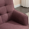 Katelyn Accent Chair with Stool - Mulberry