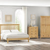 Lugano Oak Wardrobe - Double