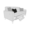 Lilly Sofa - 3 Seater (Motion Lounger)