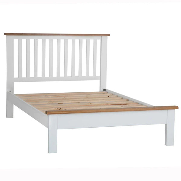 Chester White Painted Oak Bed Frame - 5ft King Size