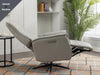 Nero Swivel Armchair - Moon