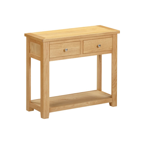 Newby Light Oak Console Table