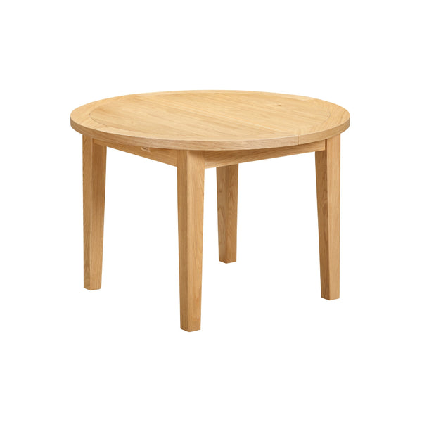 Newby Light Oak Dining Table - Round Extending