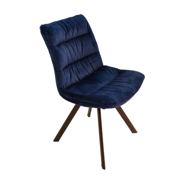 Paloma Dining Chair - Royal Blue Velvet