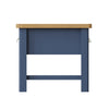 Oregon Oak & Blue Painted Coffee Table - Large