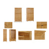 Lugano Oak Wardrobe - Double