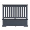 Chantilly Midnight Grey Painted Bed Frame - 4ft6 Double