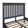 Chantilly Midnight Grey Painted Bed Frame - 4ft6 Double