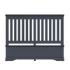 Chantilly Midnight Grey Painted Bed Frame - 5ft Kingsize