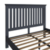 Chantilly Midnight Grey Painted Bed Frame - 5ft Kingsize