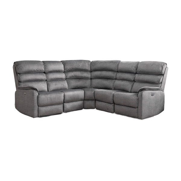 Savoy Sofa - 2 Corner 2 - Electric Recliner - Grey