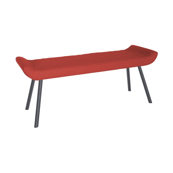 Sigma Low Bench - Burnt Orange - Graphite Leg