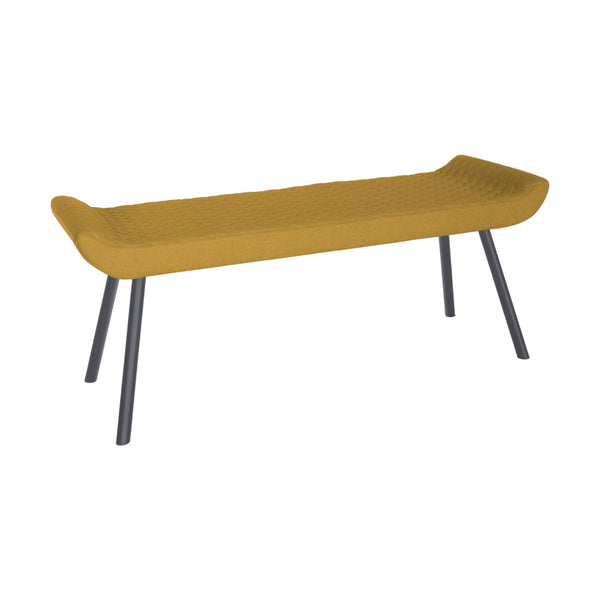 Sigma Low Bench - Saffron - Graphite Leg