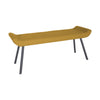 Sigma Low Bench - Saffron - Graphite Leg