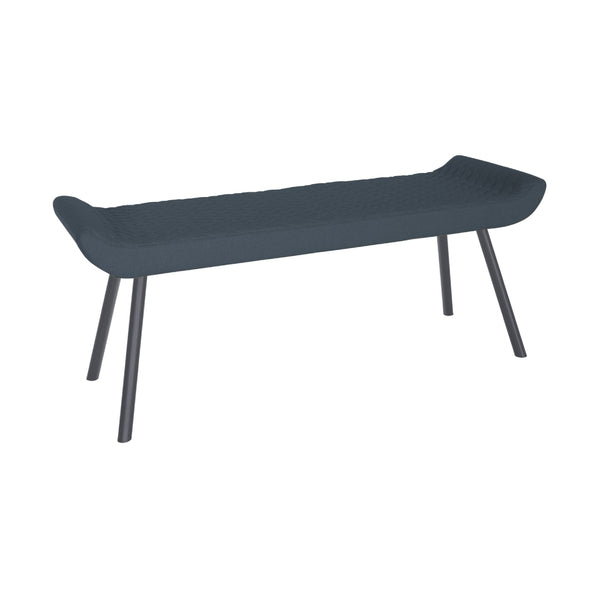 Sigma Low Bench - Shadow Grey - Graphite Leg