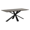 Stamford Dining Table With Metal Base - 180cm Fixed Top