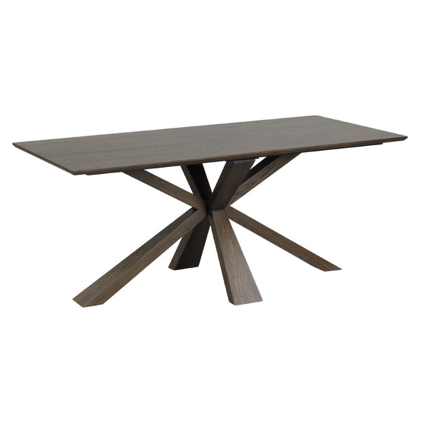 Stamford Dining Table With Wooden Base - 180cm Fixed Top