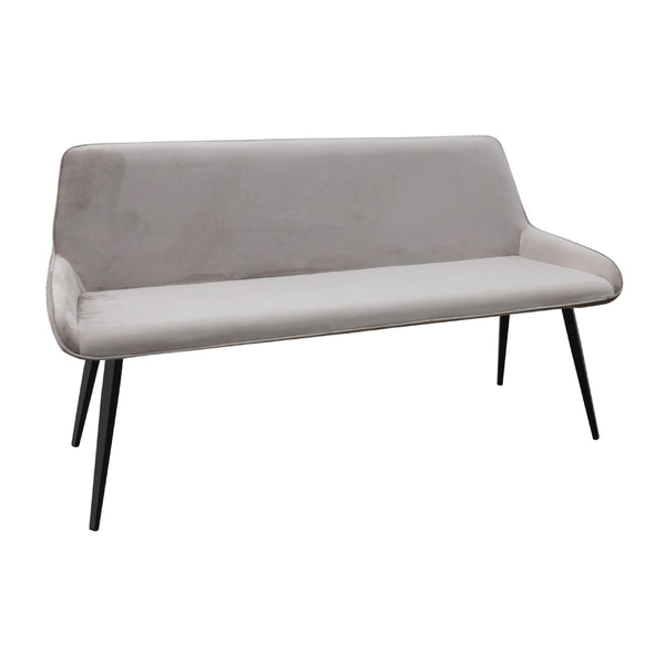 Stamford Bench - Taupe Velvet