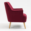 Tara Accent Chair - Dark Crimson