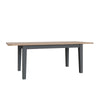 Cotswold Charcoal Painted & Oak - 160cm Butterfly Table