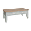 Cotswold Grey Painted & Oak Coffee Table - Large