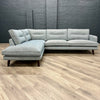 Travis Left Hand Corner Sofa - Deep Sea