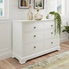 Provence White Chest of Drawers - 6 Drawer