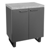 Fusion Stone 2 Door Storage Cabinet